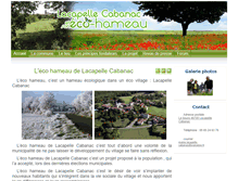 Tablet Screenshot of mairie-lacapelle-cabanac.com